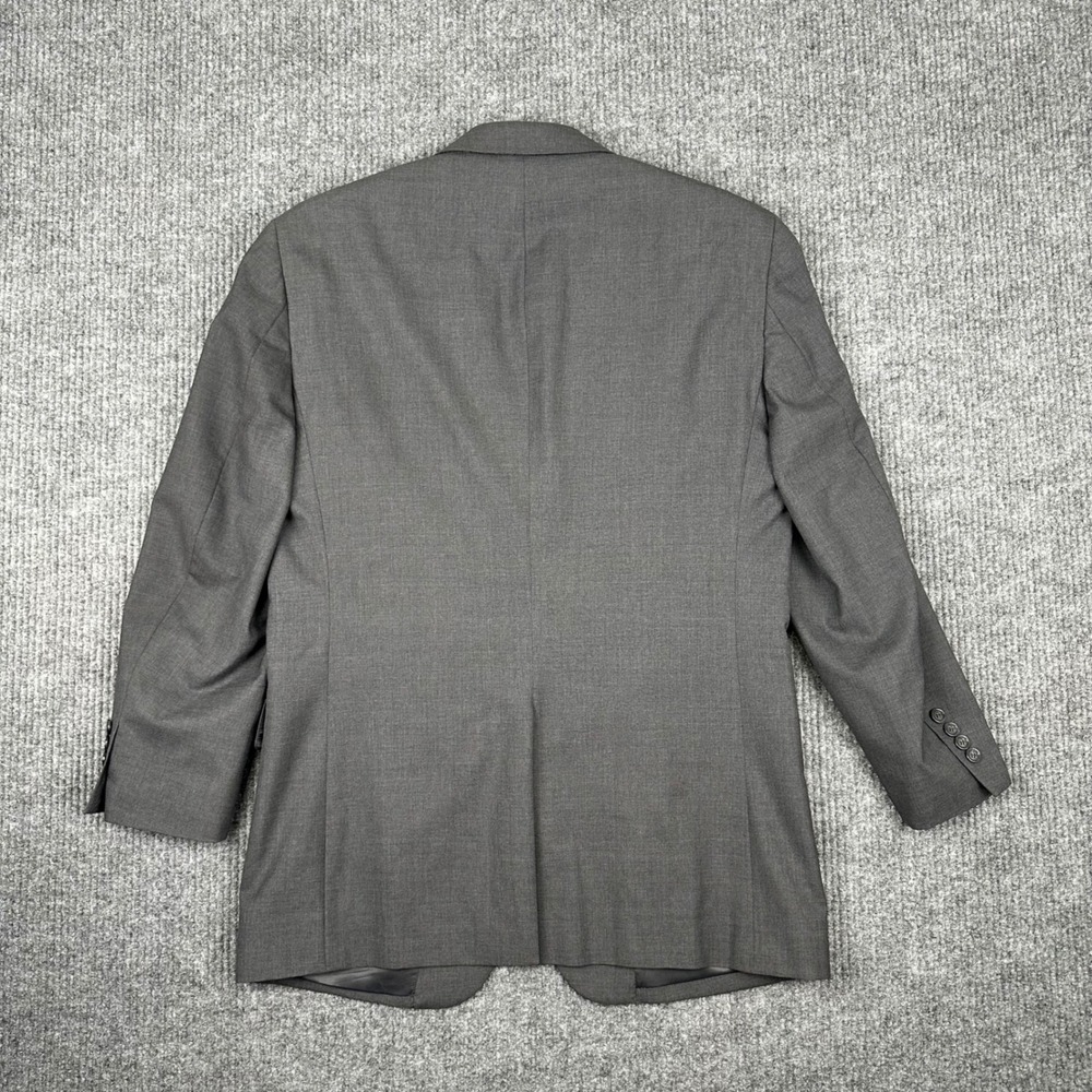 Jos. A. Bank Blazer Suit Jacket Mens 41R Gray 100% Wool 2-Button - Picture 3 of 13